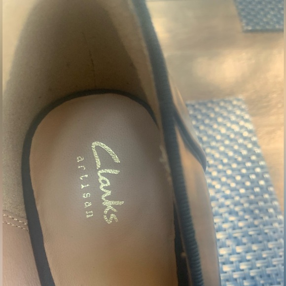 Clarks Heeled Loafers - Picture 3 of 4